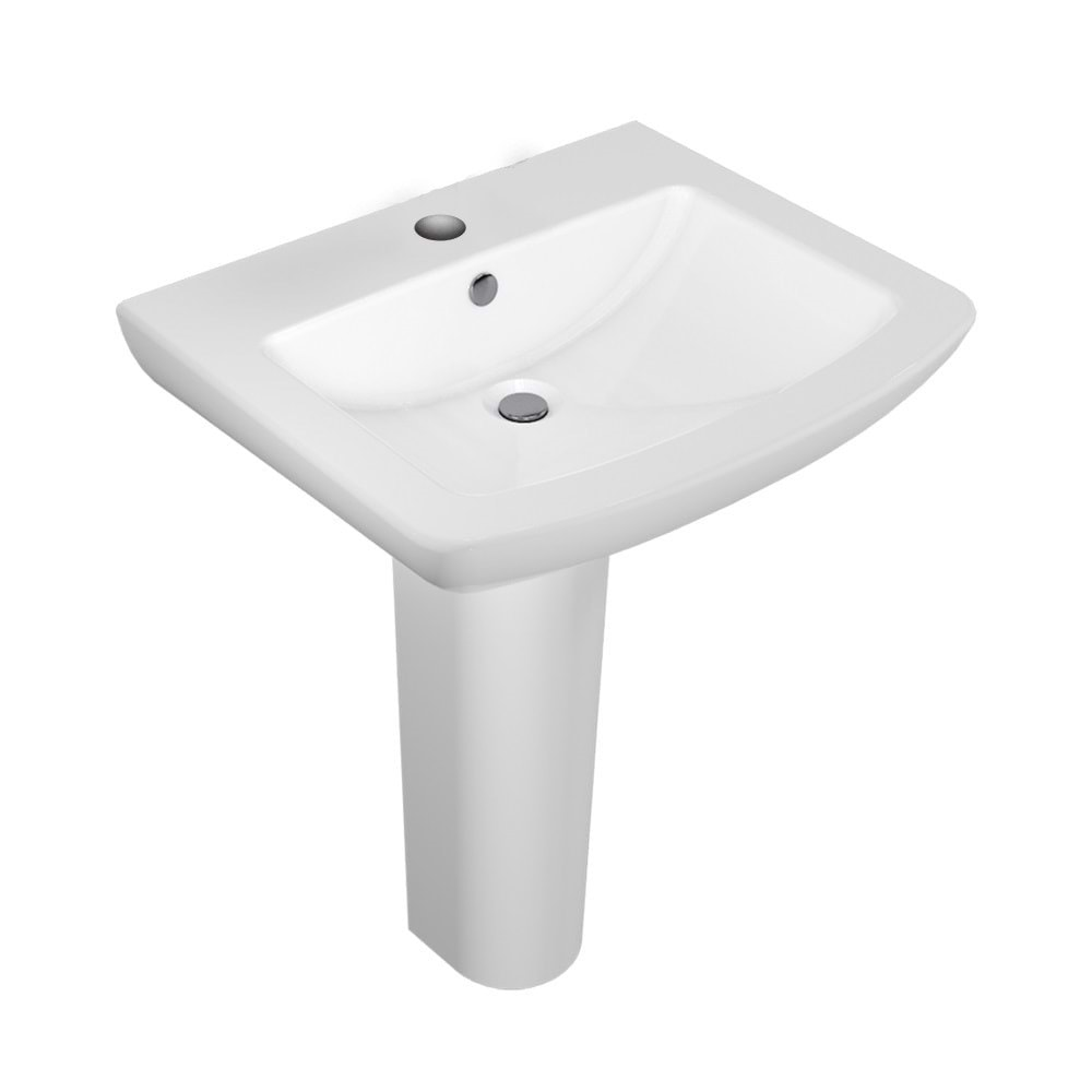 PLAZA LAVABO 50X60cm + KOLON AYAK TURAVİT