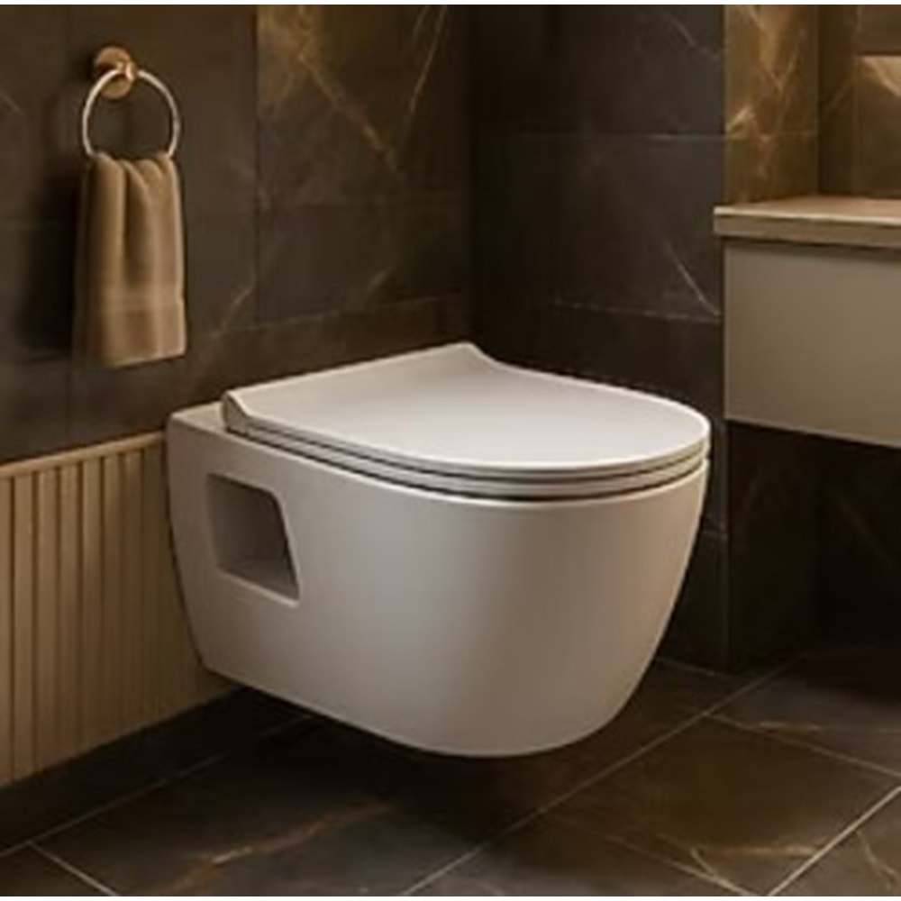 RONDO RITA RIMLESS KANALSIZ ASMA KLOZET ( YANDAN MONTAJ ) TURAVİT