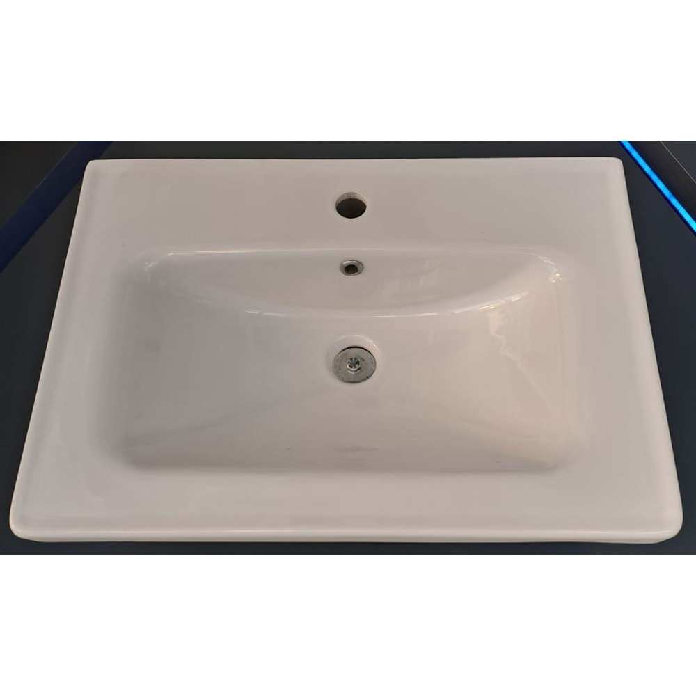 SAFİR ETEJERLİ LAVABO 65cm TURAVİT