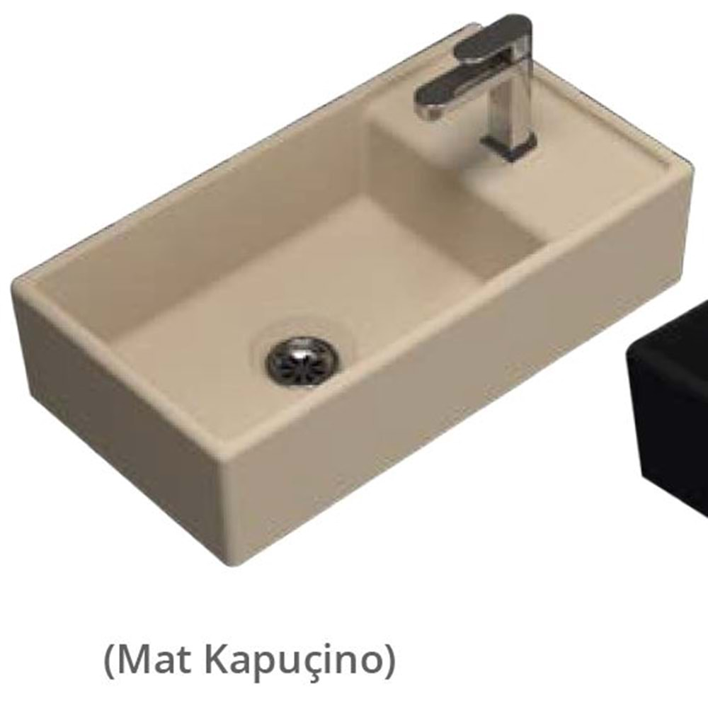 SMART LAVABO 22X41 cm TURAVİT MAT KAPUÇİNO