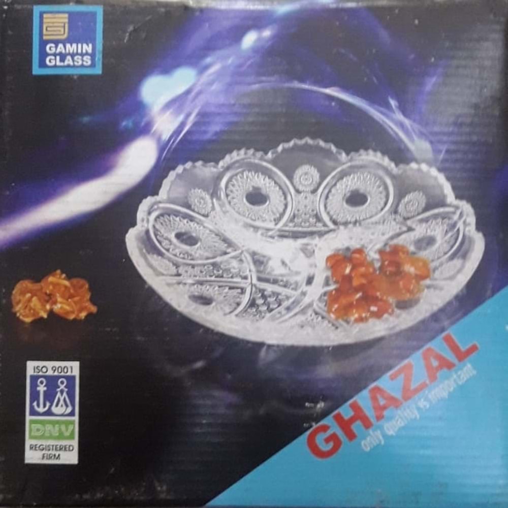 GHAZAL AYAKSIZ CAM ÇEREZLİK ÇAP : 21cm (GHAZAL)