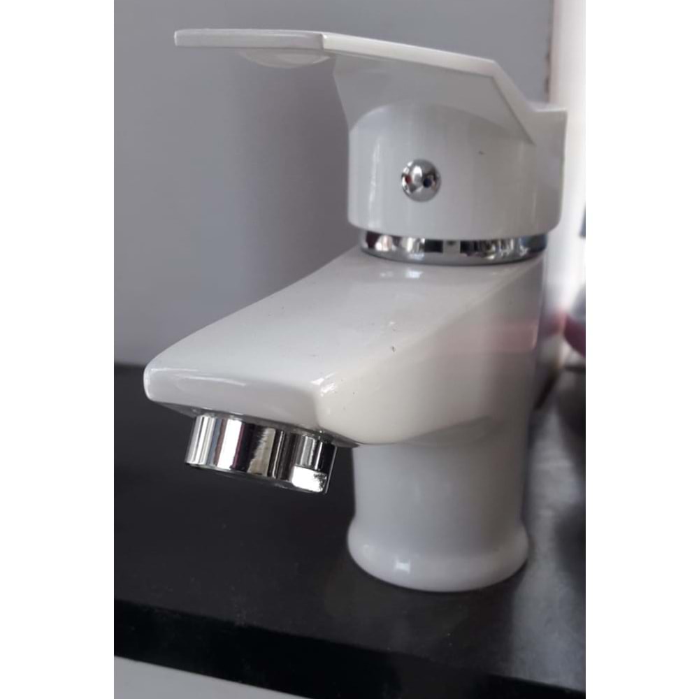KERASUS MERCURY SERİSİ - MİX LAVABO BATARYASI ( M02-K BEYAZ )