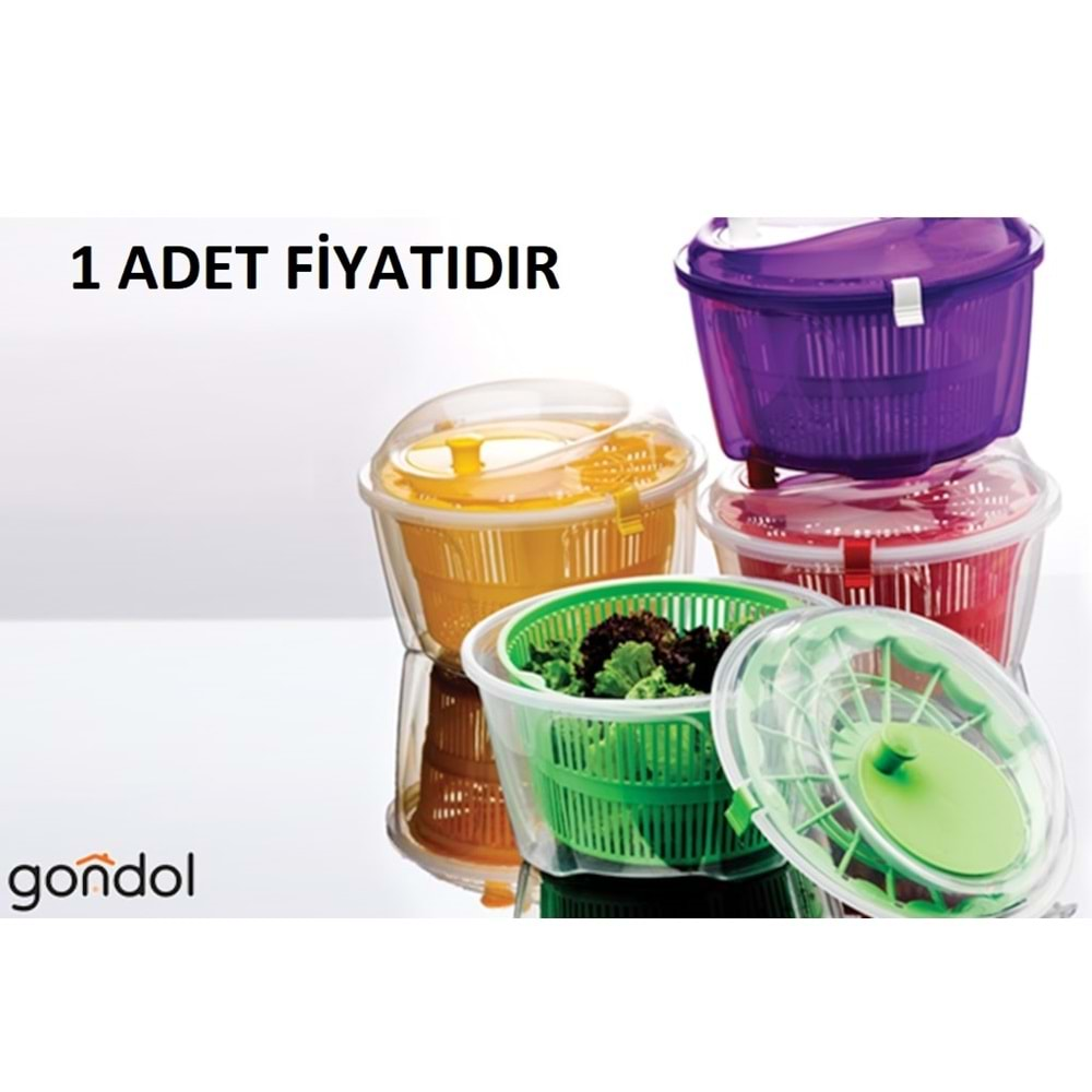 SALATA KURUTUCU 4,40 LT. GONDOL G-25 ( 1 ADET FİYATIDIR )