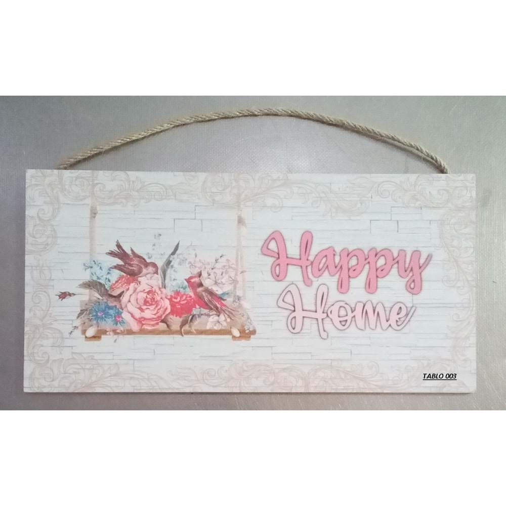 TABLO MİNİ AHŞAP 14,5cm X 29,5cm