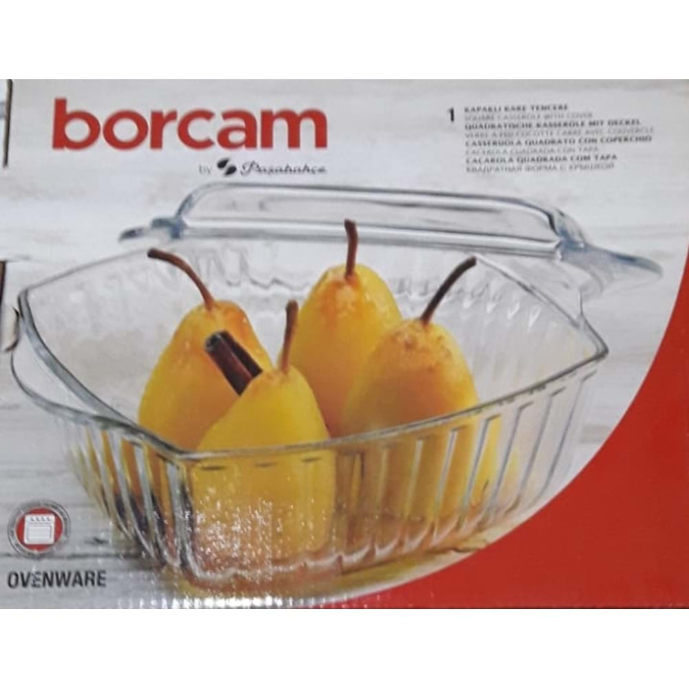 BORCAM KAPAKLI KARE TENCERE 59029 PAŞABAHÇE