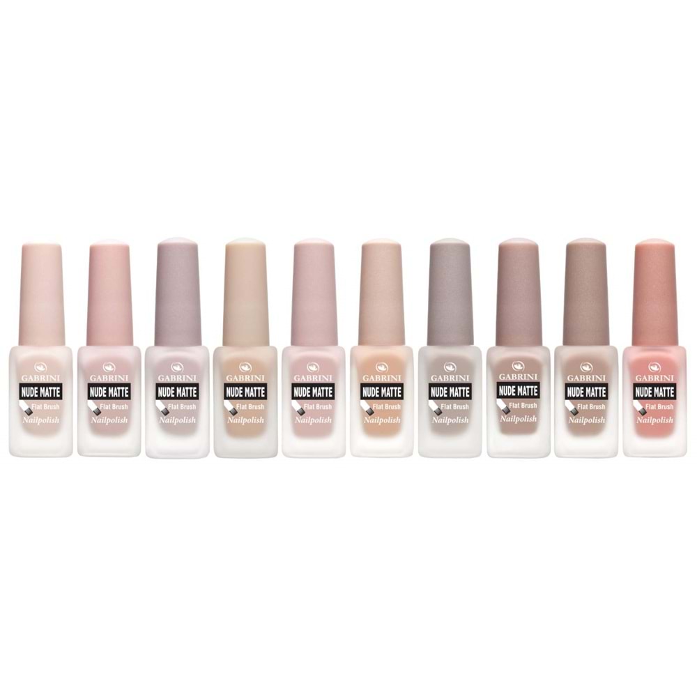 GABRİNİ NUDE MATTE OJE - AÇIK PEMBE 02 ( 1 ADET FİYATIDIR )