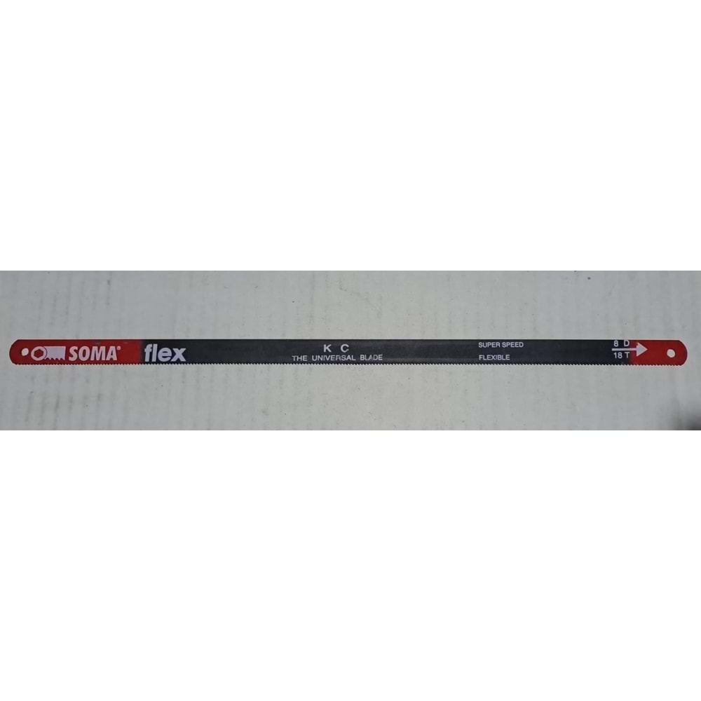 DEMİR TESTERE AĞZI ( ENİ : 12 mm ) İNCE ( SOMA ) UZUNLUK 31 cm - SADECE TESTERE AĞZI FİYATIDIR