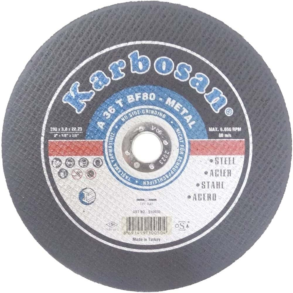 230 LUK METAL KESİCİ ( KARBOSAN ) 230 mm