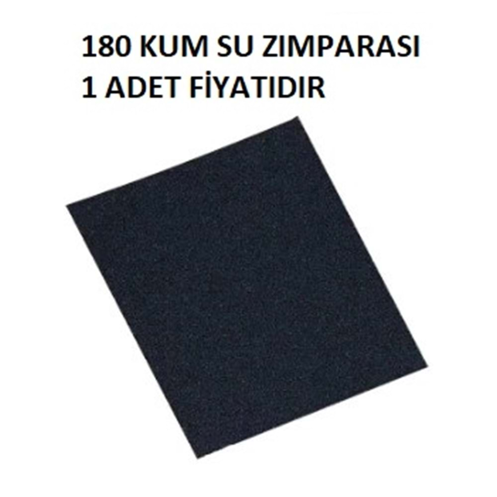 180 KUM SU ZIMPARASI EKONOMİK - KAĞIT ZIMPARA ( 1 ADET FİYATIDIR )