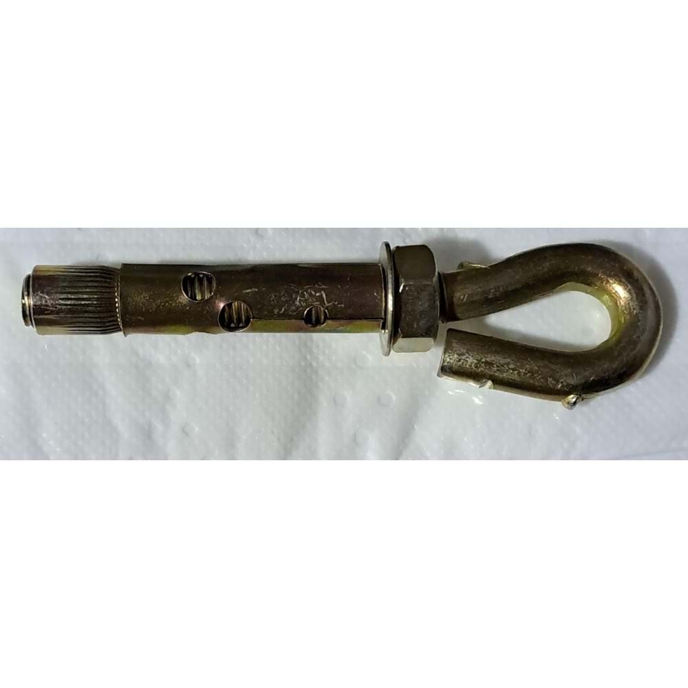 M10x120 KAPALI KANCALI ÇELİK DÜBEL ( ÇAP : 12 mm ) ( DUBEL ) ( 1 ADET FİYATIDIR )