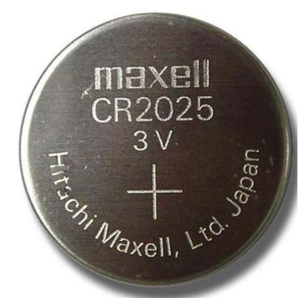 CR2025 3V LİTHİUM PİL MAXELL ( 1 ADET FİYATIDIR )