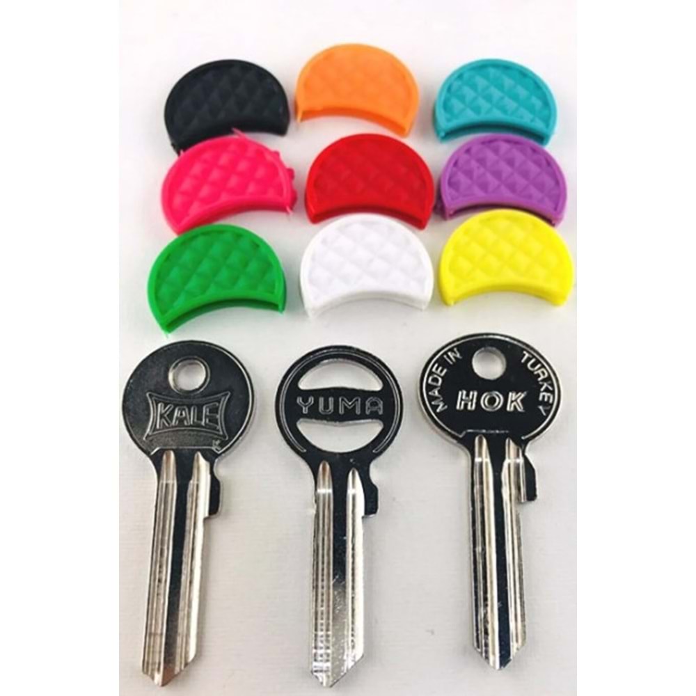 PLASTİK YALE ANAHTAR BAŞLIĞI RENKLİ PLASTİK ( 1 ADET FİYATIDIR )