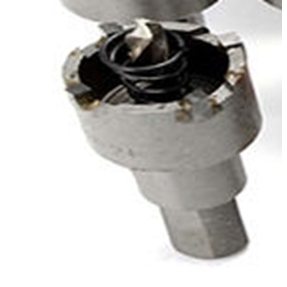 70 mm ELMASLI PASLANMAZ KROM ÇELİK METAL ( BETON DELME PANÇ TCT ) ( 7 cm )