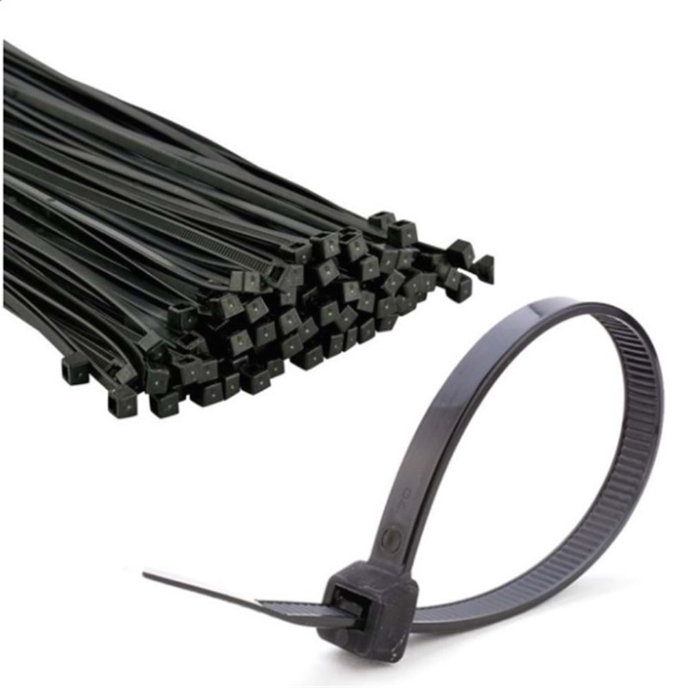 ZENITH KABLO BAĞI 4,8X500 mm SİYAH 100 LÜ