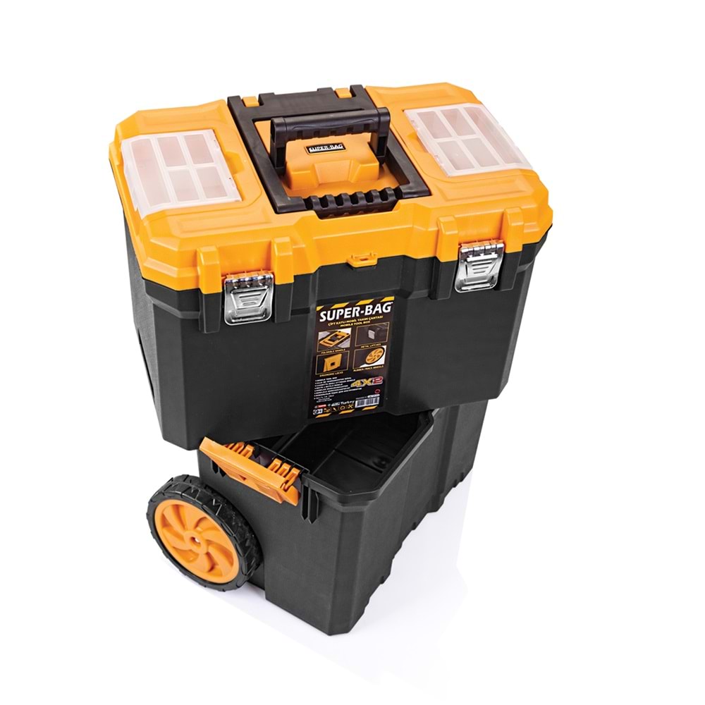 ASRIN TAKIM ÇANTASI MOBİL ÇİFT KATLI TEKERLEKLİ ASR-5039