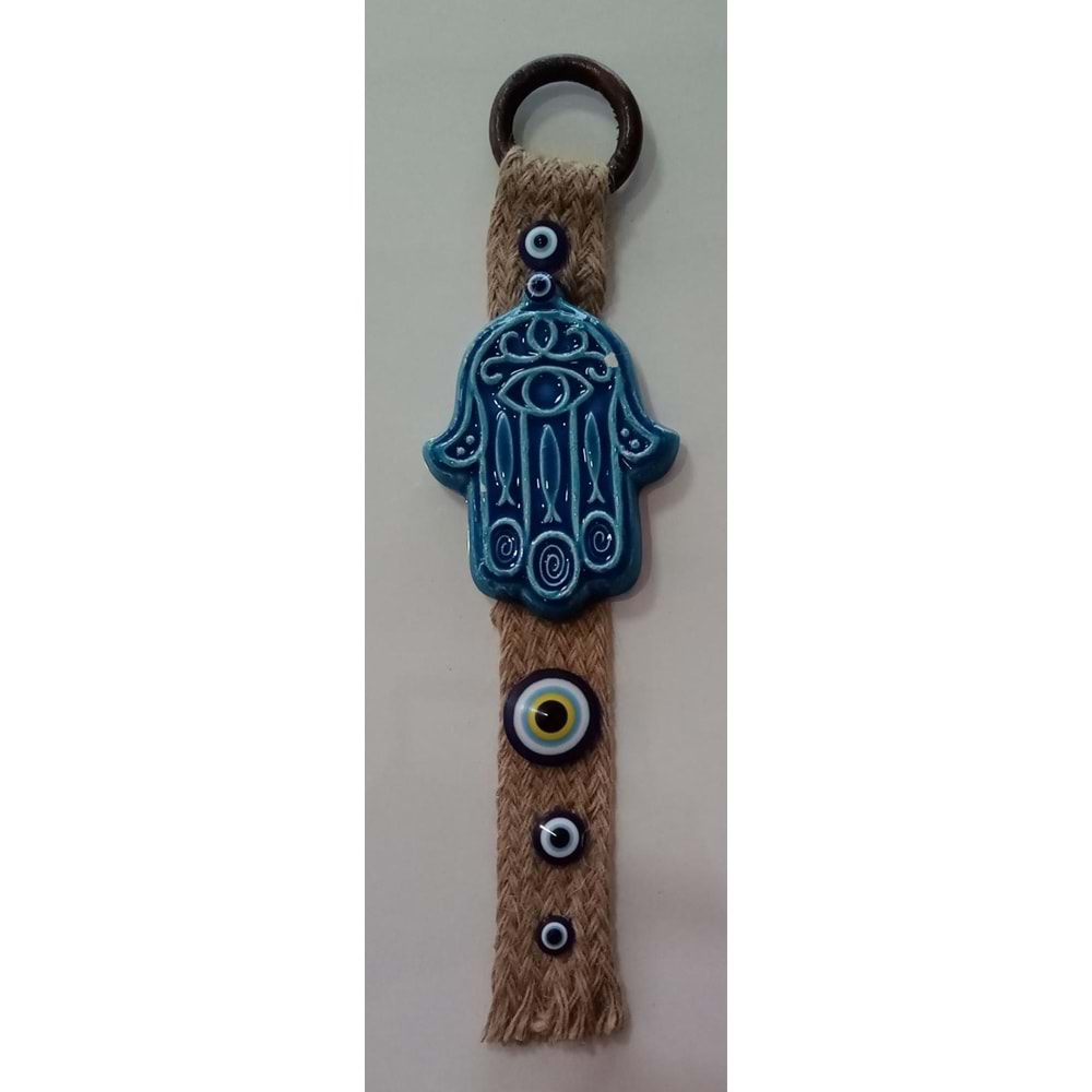 ORTA BOY ASKILI DUVAR SÜSÜ - GÖZLÜ EL ( h : 30 cm )