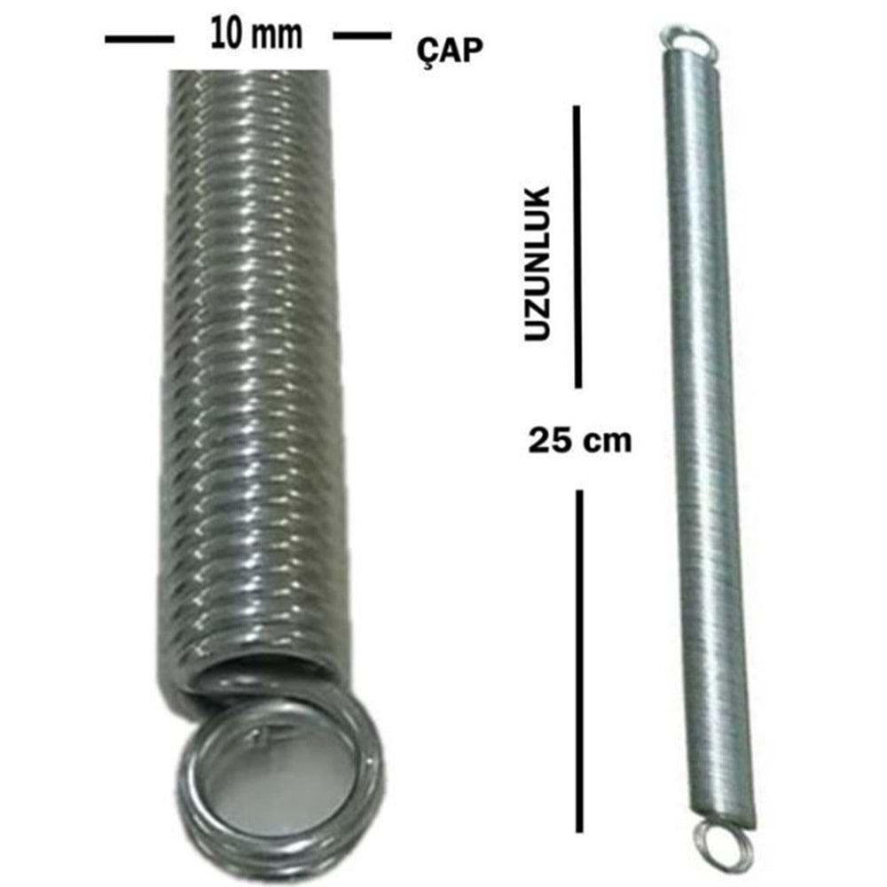 HOPPALA YAYI / ÇELİK KAPI YAYI ( ÇAP : 10 mm - UZUNLUK 25 cm )