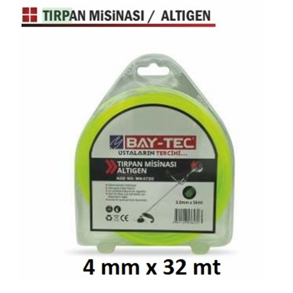 BAY-TEC TIRPAN MİSİNASI 4 mm x 32 mt