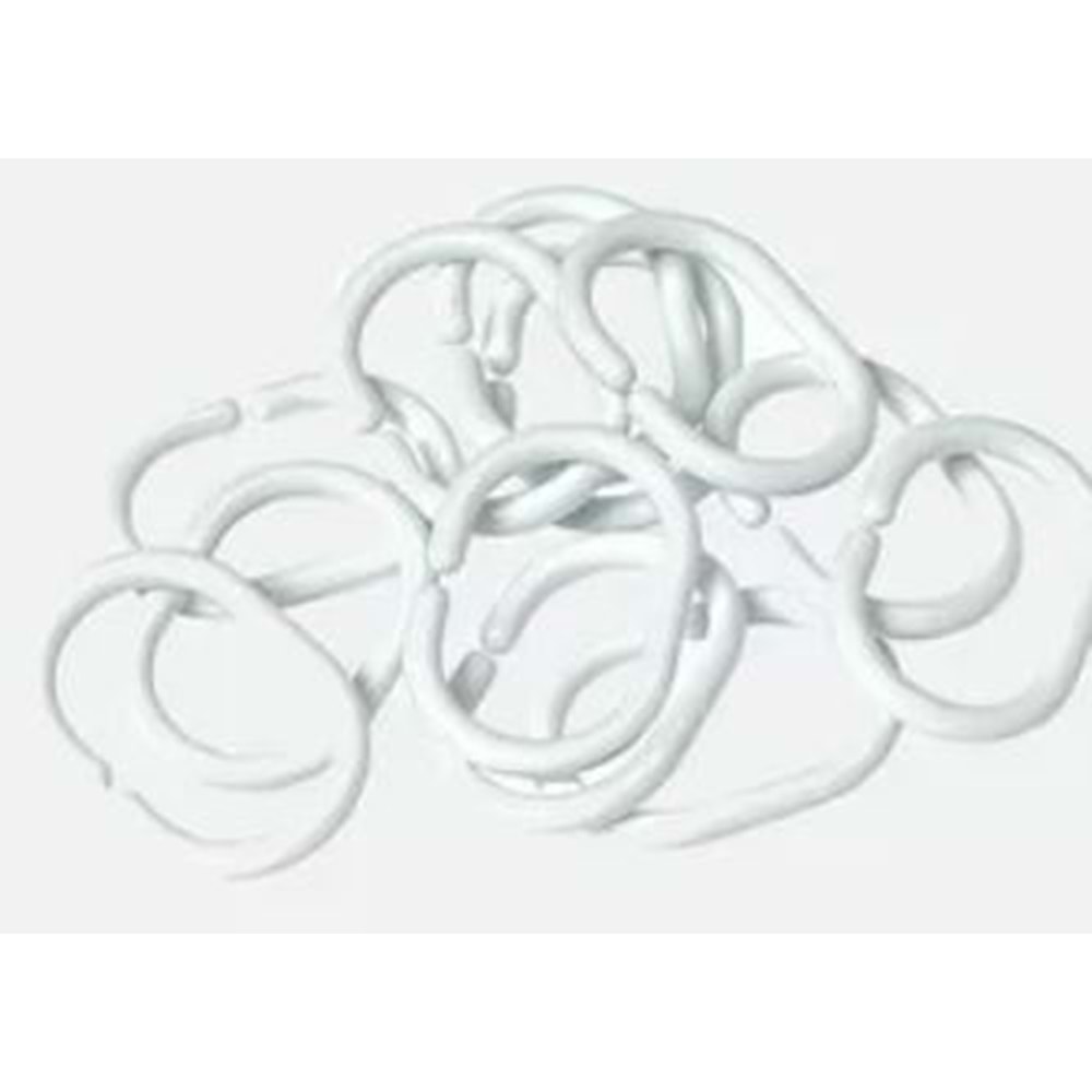 LEVA - ENES BANYO PERDESİ BORU HALKASI ET-096 ( 16 ADET )