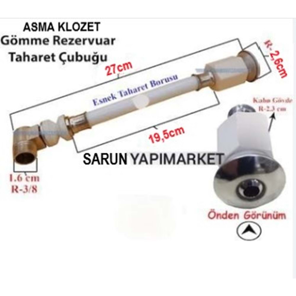 ESNEK TAHARET & TAHARAT ÇUBUĞU 27cm - BÜYÜK KAFA
