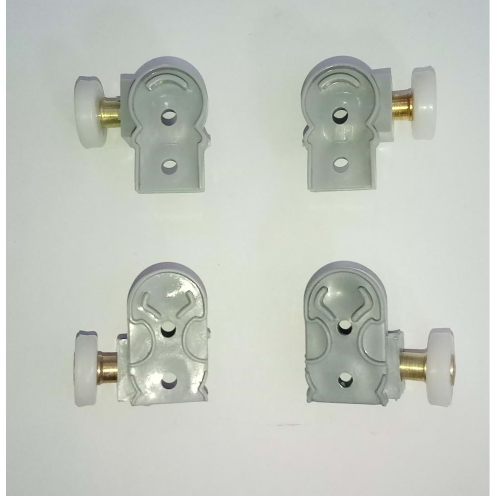 DUŞA KABİN TEKERİ - DÜZ 1+1 MİKA KABİN TEKERİ 4 LÜ TAKIM