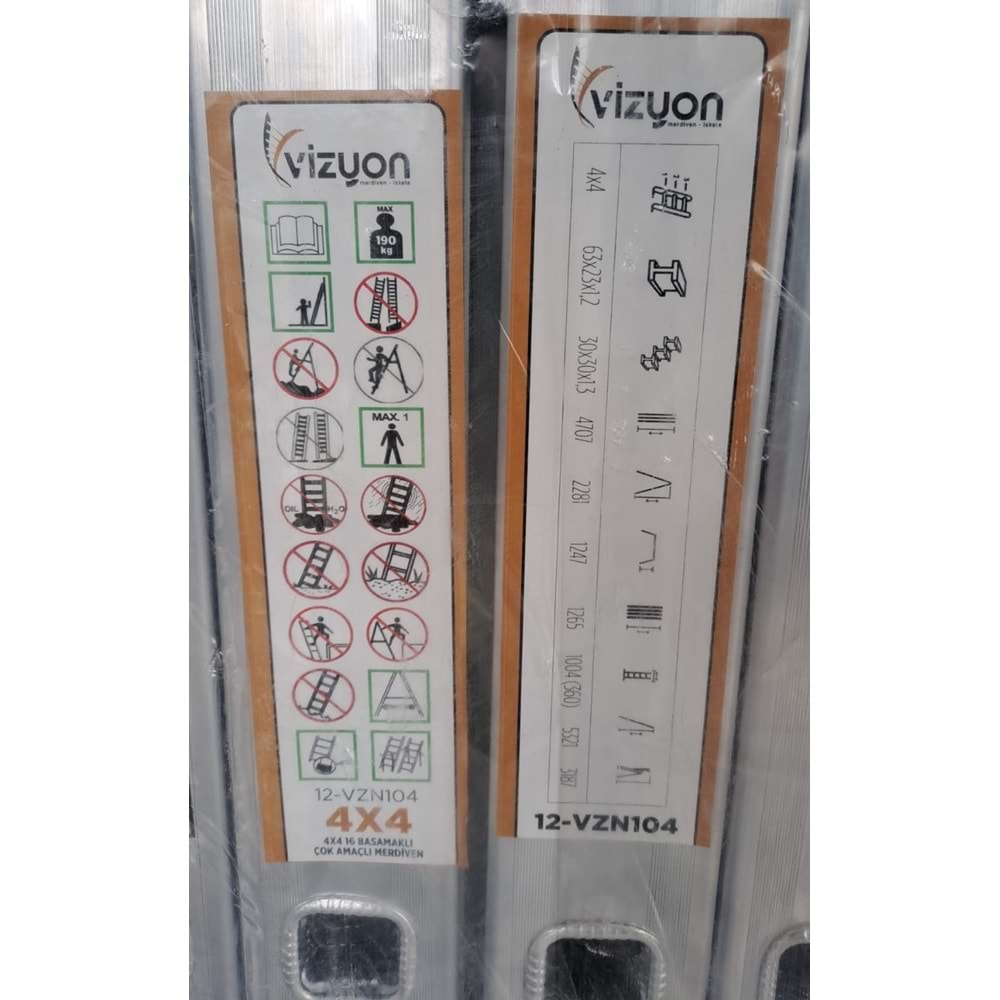 AKROBAT MERDİVEN 4,70 METRE & ÇOK AMAÇLI MERDİVEN 4,70 METRE