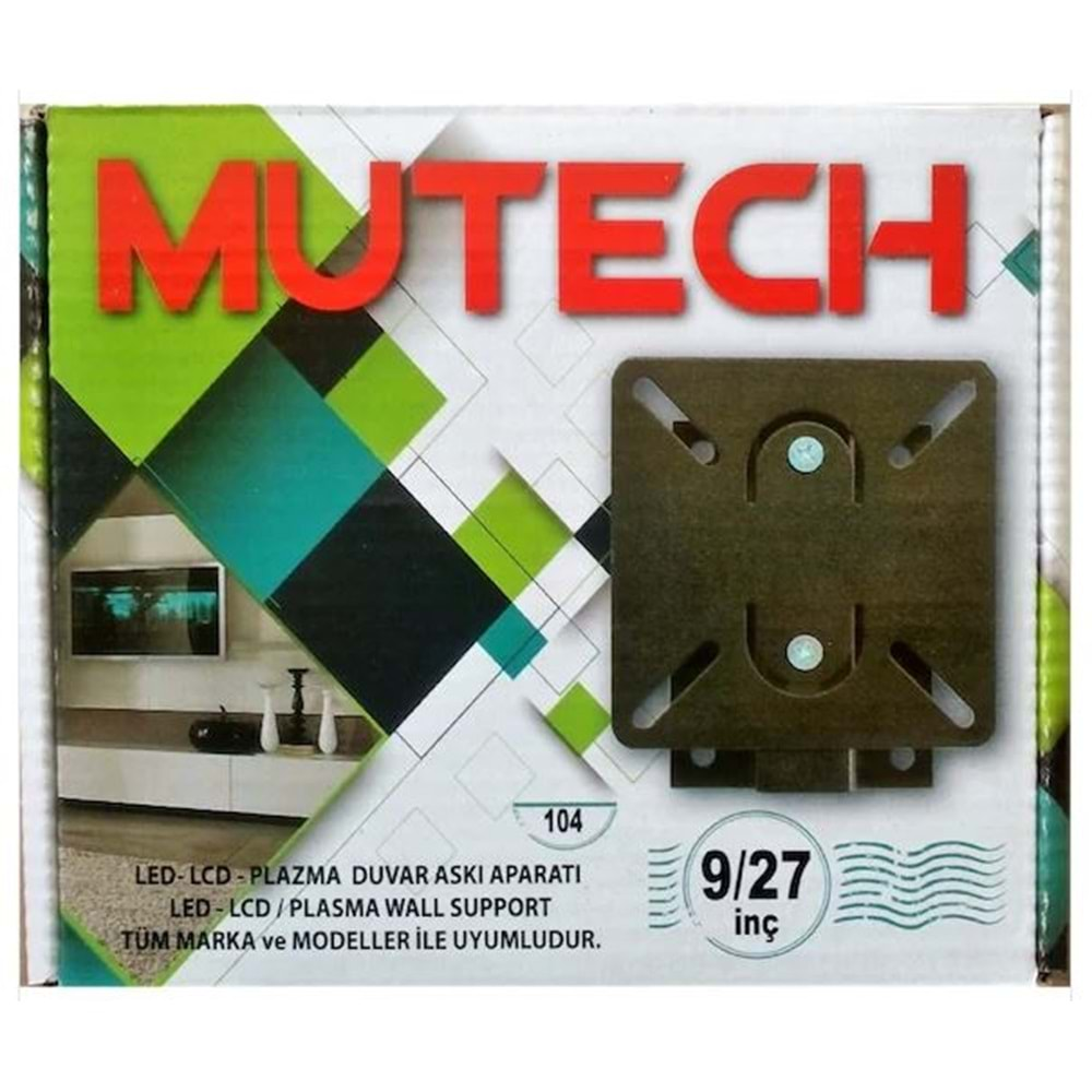 MUTECH LED-LCD-PLAZMA TV DUVAR ASKI APARATI ( 9 / 27 İNÇ )