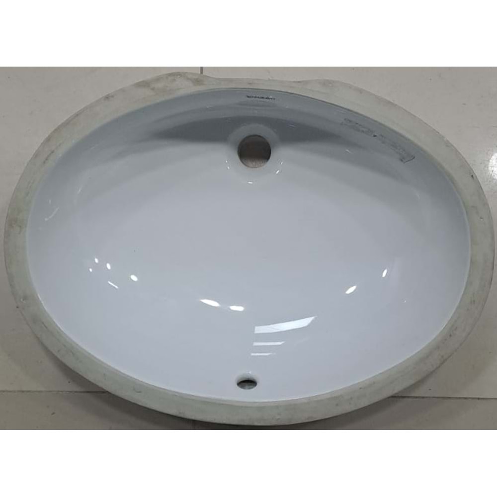 DURAVİT TEZGAH ALTI HİLTON OVAL LAVABO 42X58 H:20