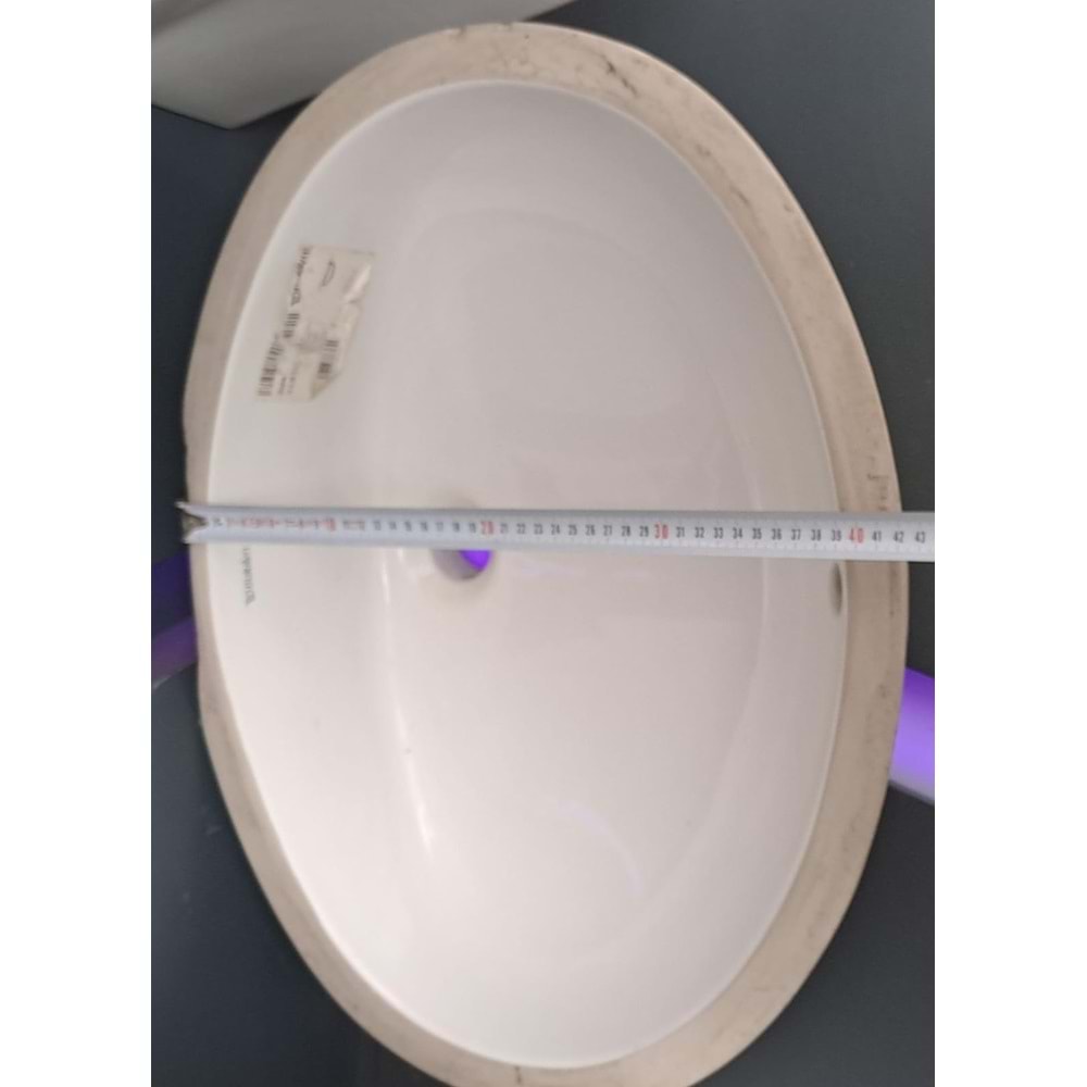 DURAVİT TEZGAH ALTI HİLTON OVAL LAVABO 42X58 H:20