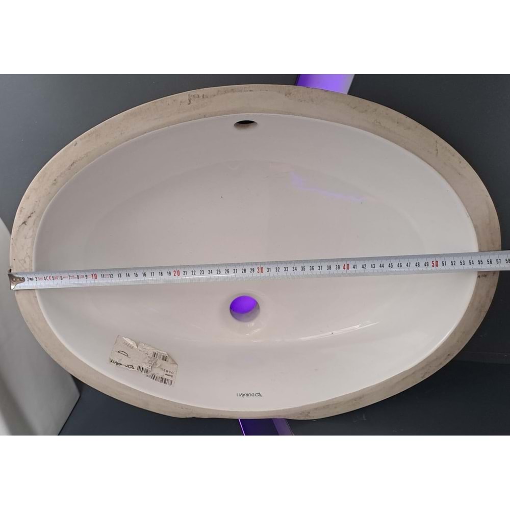 DURAVİT TEZGAH ALTI HİLTON OVAL LAVABO 42X58 H:20
