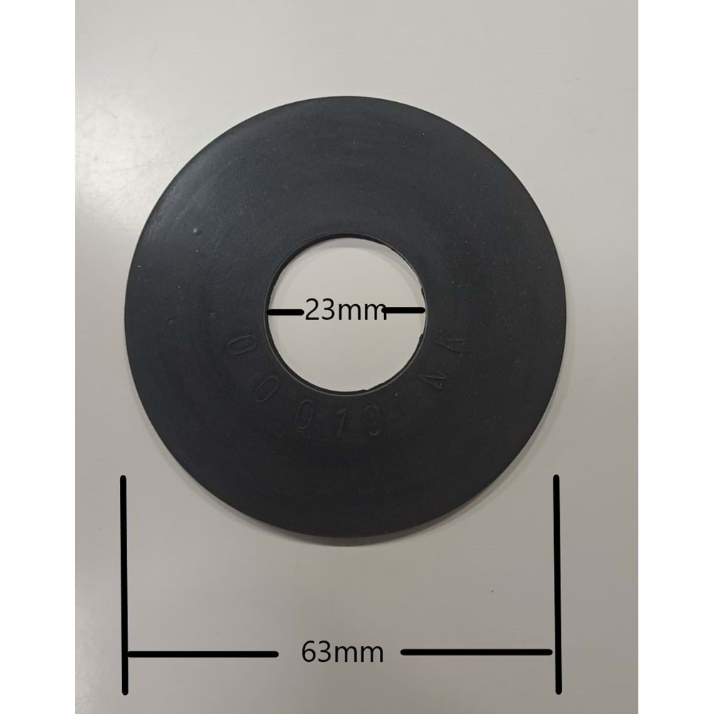 NKP - GÖMME REZERVUAR İÇ TAKIM CONTASI (DIŞ ÇAP 63mm / İÇ ÇAP 23mm ) NK00010