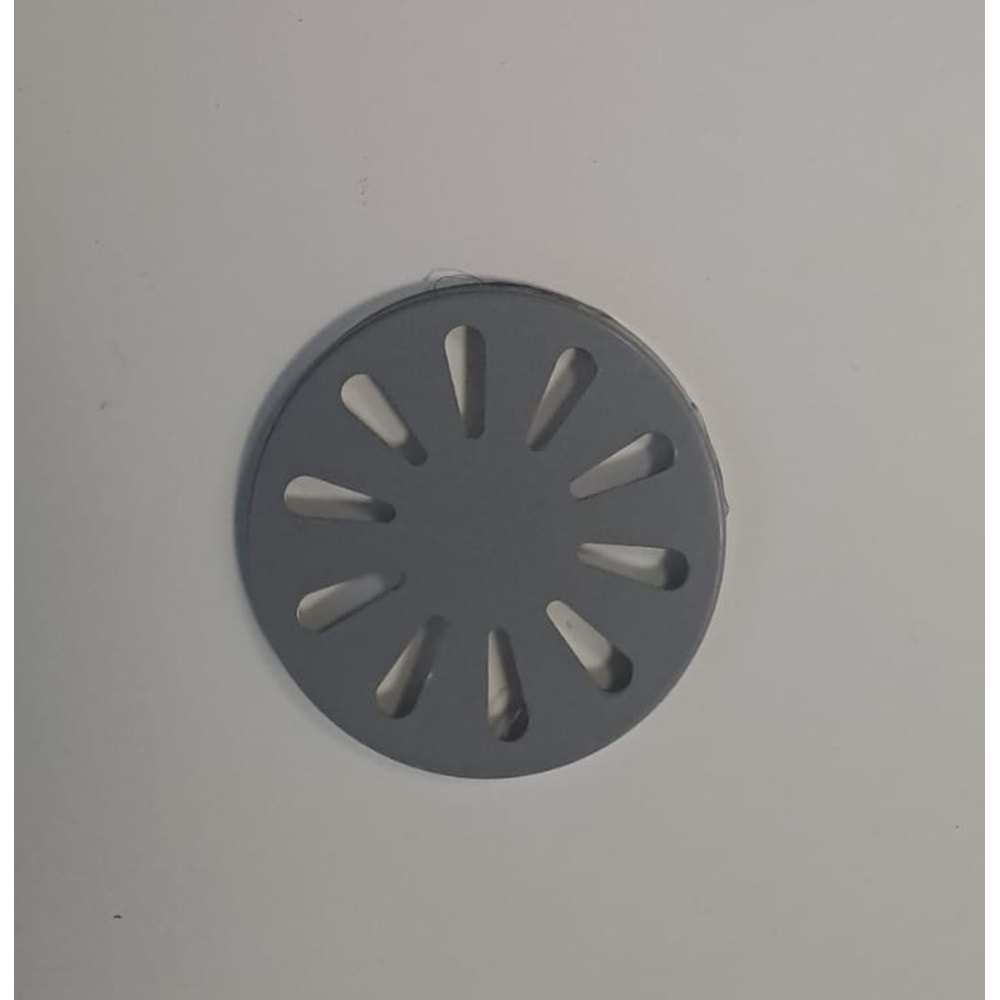 KROM YER SİFONU SÜZGECİ / KROM YER SİFONU KAPAĞI YUVARLAK 8,5 cm