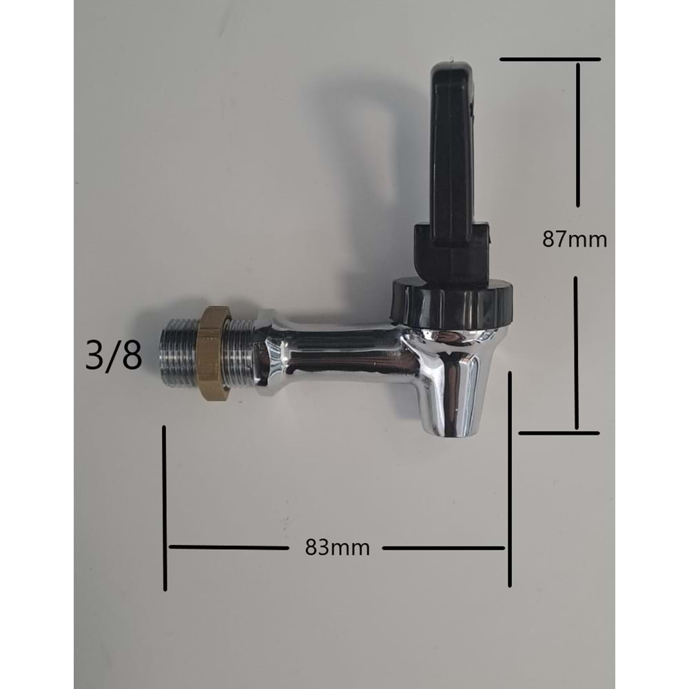 KAHVECİ MUSLUĞU BASMALI 3/8