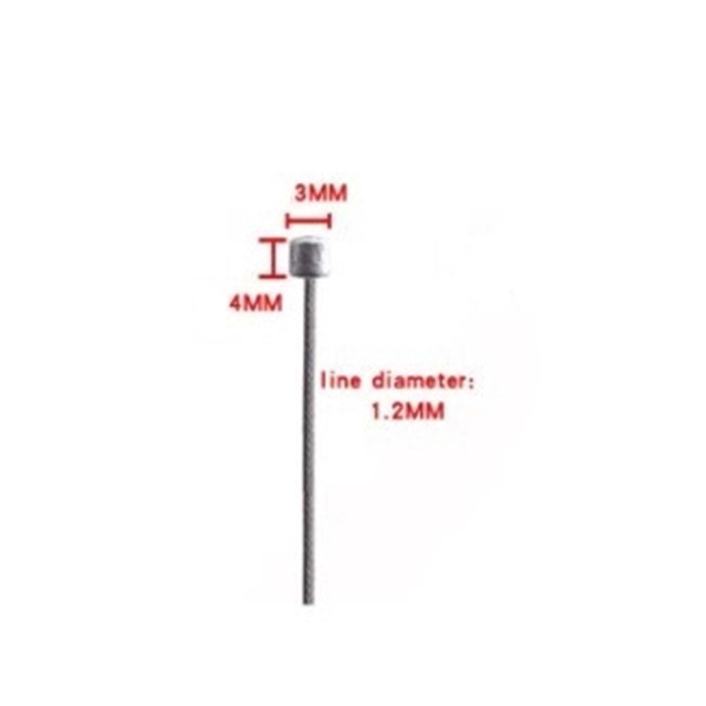 BİSİKLET VİTES TELİ 125 cm (3x4x1,2mm)