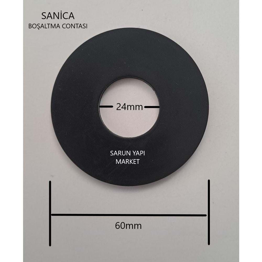 SANİCA GÖMME REZERVUAR CONTASI (DIŞ ÇAP 60mm / İÇ ÇAP 24mm )