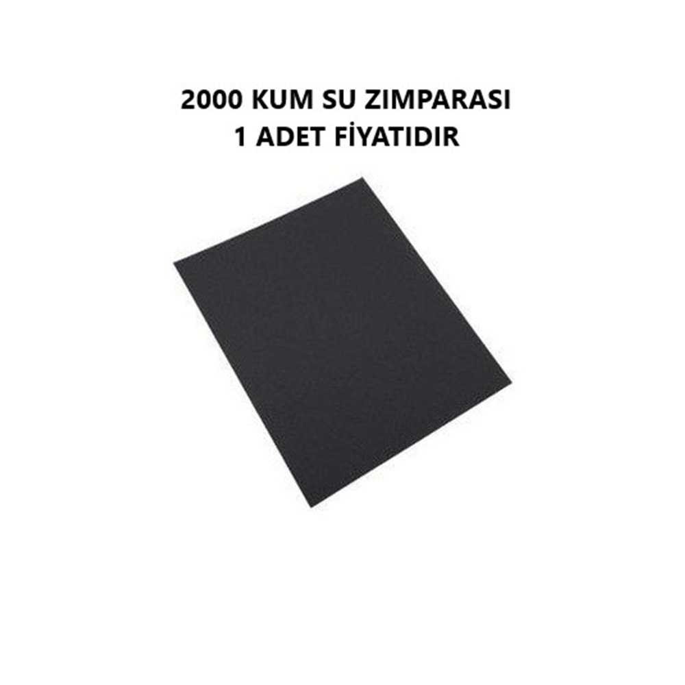 2000 KUM SU ZIMPARASI EKONOMİK - KAĞIT ZIMPARA ( 1 ADET FİYATIDIR )