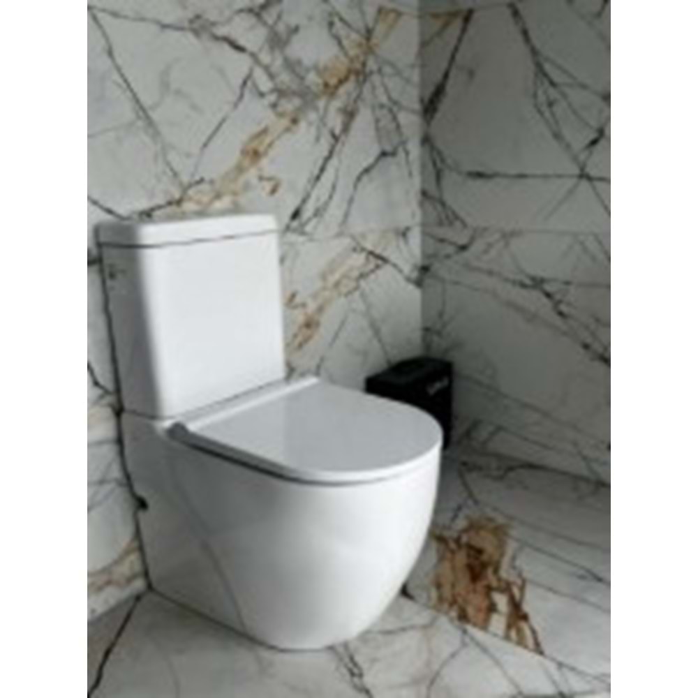 VİTRA NORM 501 DTD KLOZET + REZERVUAR - BEYAZ ( SERANİTA KAPAK + İÇ TAKIM DAHİL )