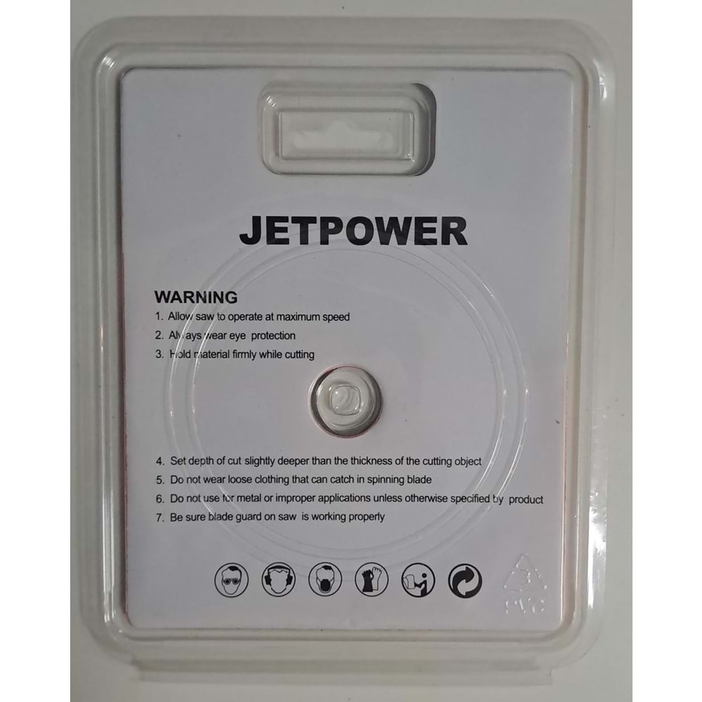 SUNTA - AHŞAP ELMAS DAİRE TESTERE - JETPOWER ELMAS TESTERE 115 LİK TCT ( 115 mm x 40 T x 22.23 mm )