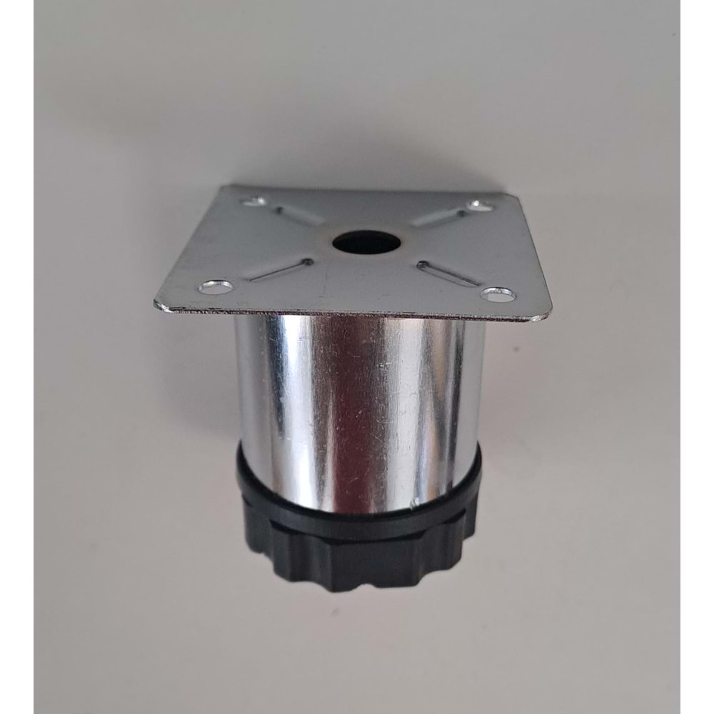METAL BAZA AYAK 5,5 CM KROM ( 1 ADET FİYATIDIR )
