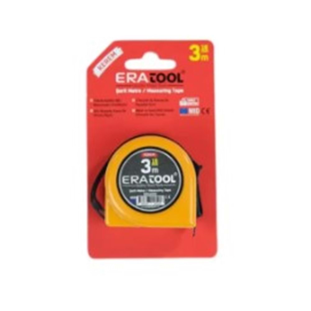 ERATOOL ŞERİT METRE 3mtX16mm