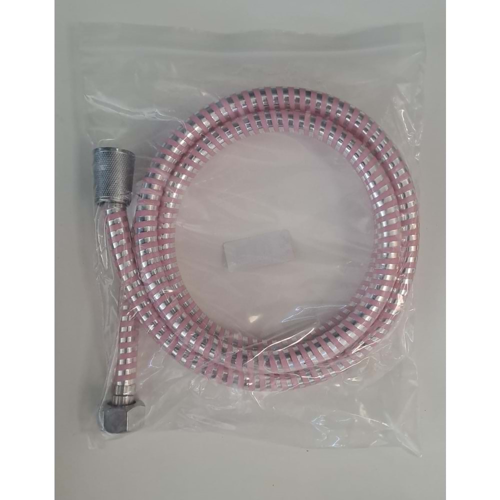 PLASTİK DUŞ HORTUMU RENKLİ HALKALI 1/2-1/2