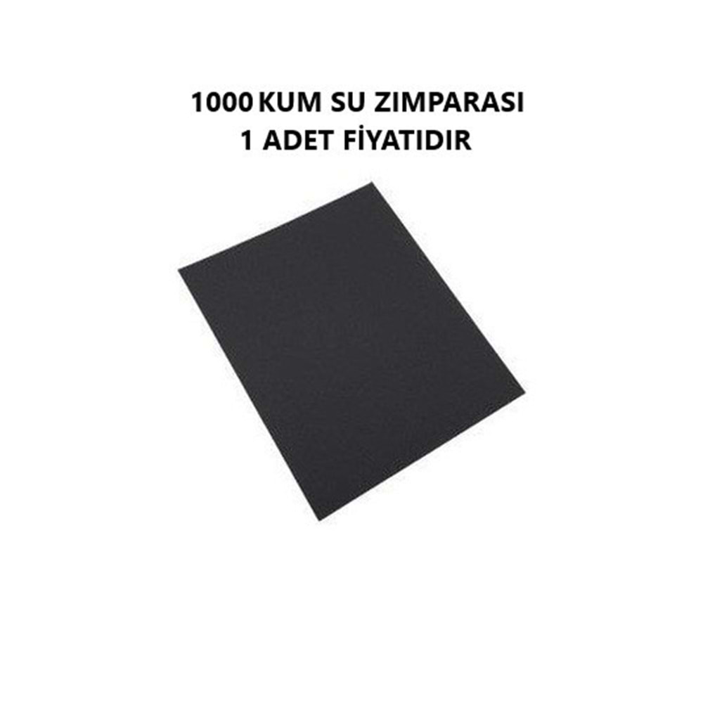 1000 KUM SU ZIMPARASI EKONOMİK - KAĞIT ZIMPARA ( 1 ADET FİYATIDIR )