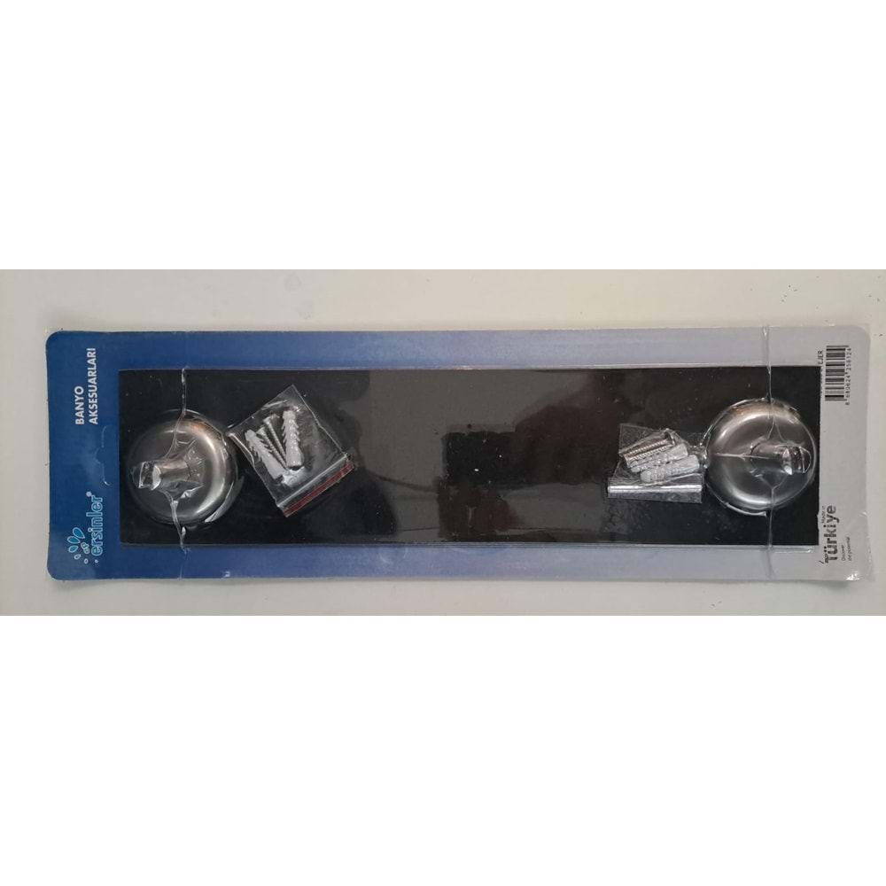 ERSİNLER CAM ETEJER - ETAJER ( 40x8cm ) - VAKUMLU AMBALAJ - SİYAH CAM