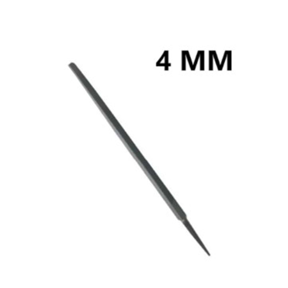 SAW FILE ÜÇGEN EĞE SLİM İNCE 4 mm ( 1 ADET FİYATIDIR )