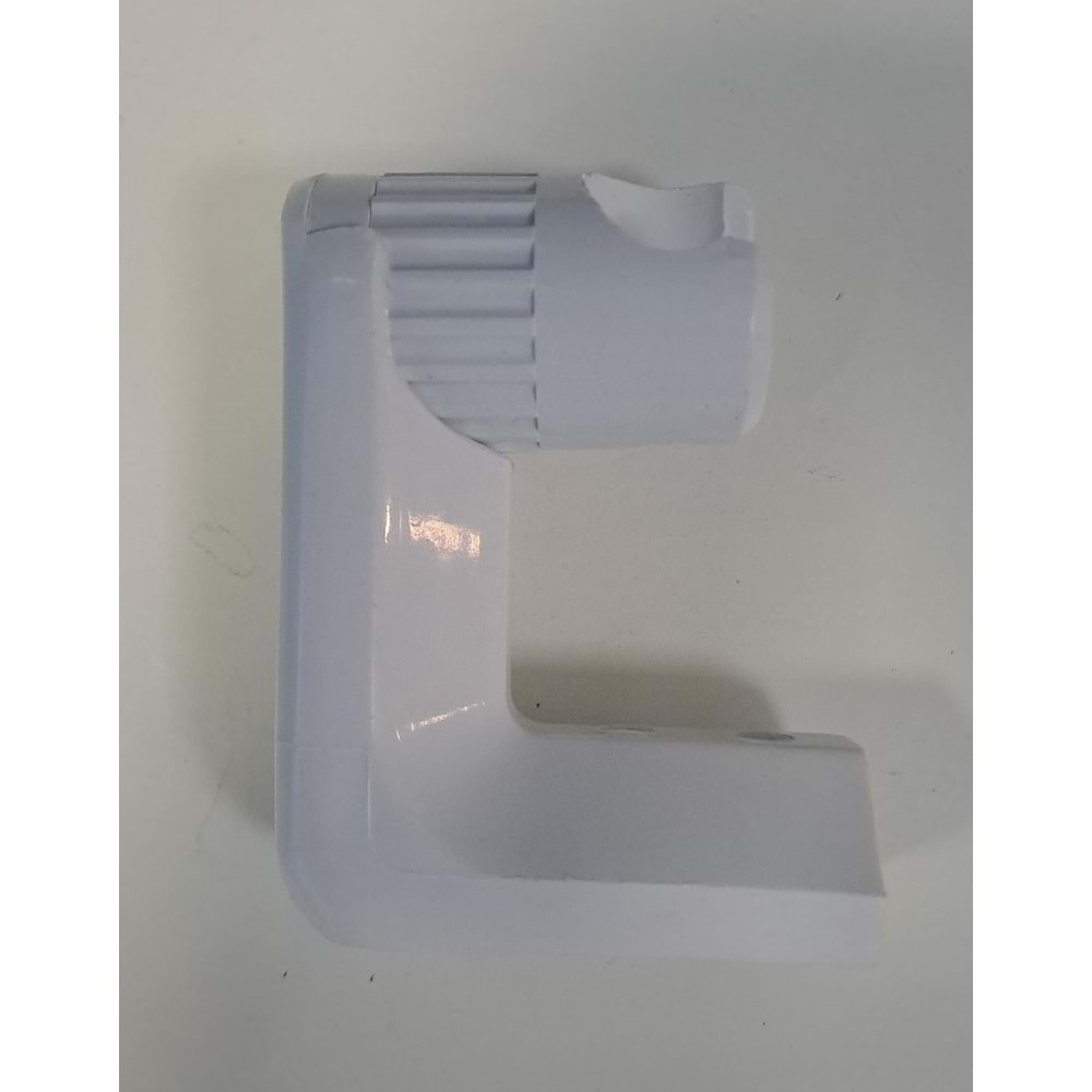 DUŞ MAFSALI - PLASTİK HAREKETLİ ÇIT ÇITLI BEYAZ L TİPİ