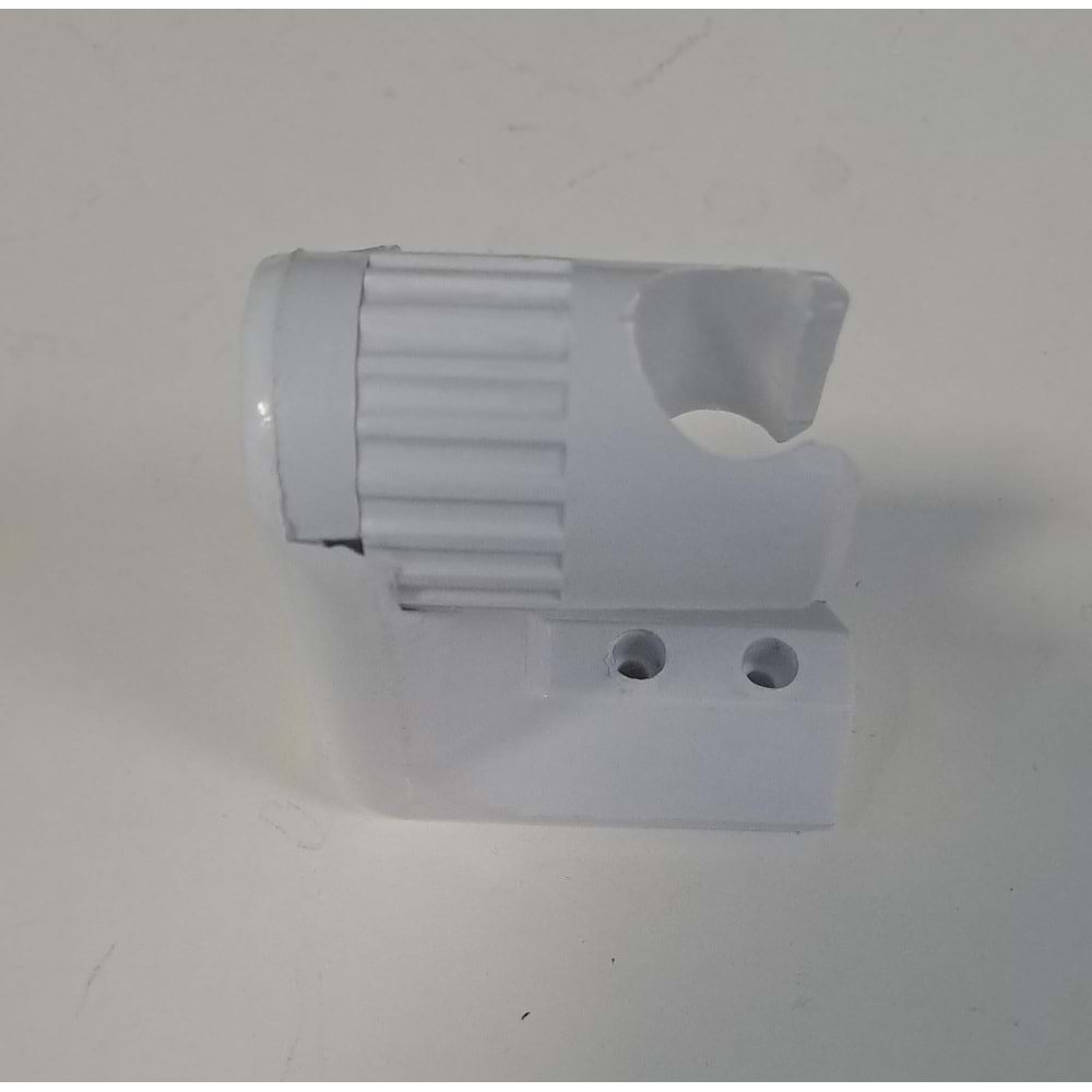 DUŞ MAFSALI - PLASTİK HAREKETLİ ÇIT ÇITLI BEYAZ L TİPİ