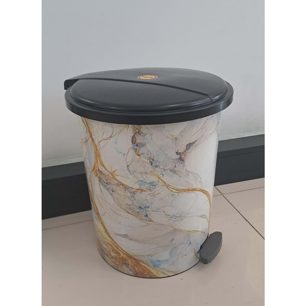 ERDEM PEDALLI ÇÖP KOVASI DESENLİ 4 NO 039 19 LT