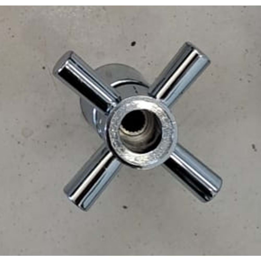 EKONOMİK SERİ - YUVARLAK YUVALI - KOÇ BAŞ TAHARAT VOLAN - PLASTİK KROM KAPLAMA