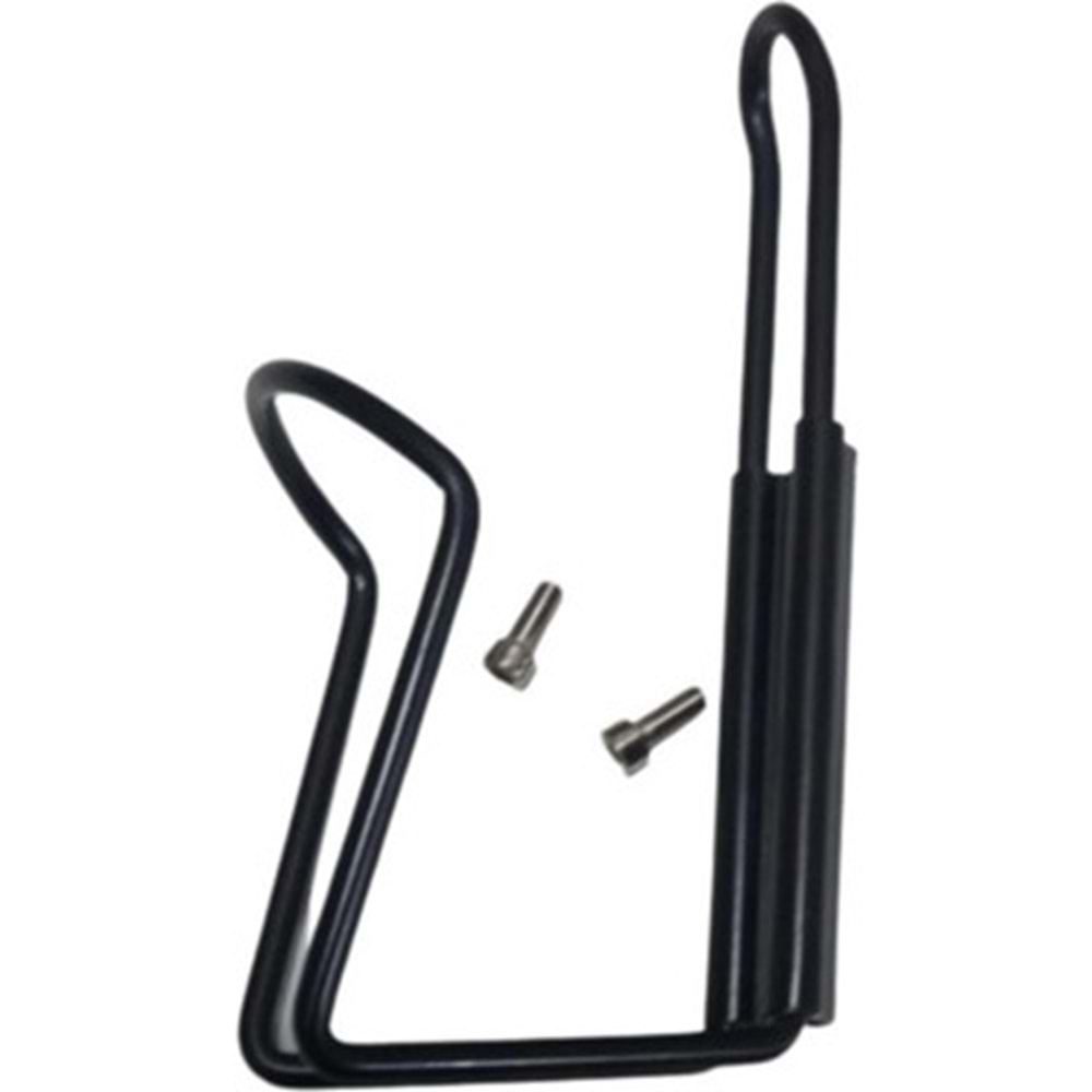 BİSİKLET MATARA KAFESİ ALÜMİNYUM - BİSİKLET SULUĞU ( SİYAH )