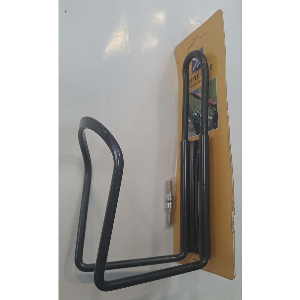 BİSİKLET MATARA KAFESİ ALÜMİNYUM - BİSİKLET SULUĞU ( SİYAH )